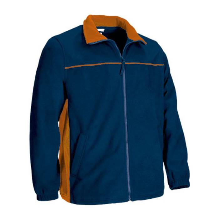 Fleece Jacket THUNDER - Orion Navy Blue-Party Orange<br><small>EA-FPVATHUMN20</small>