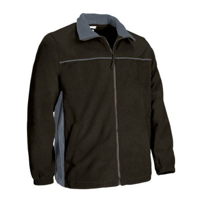 Fleece Jacket THUNDER - Black-Cement Grey<br><small>EA-FPVATHUNG21</small>