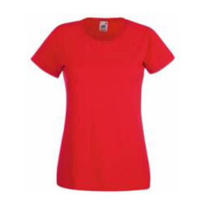 LADY-FIT VALUEWEIGHT T - Red<br><small>EA-FU780506</small>