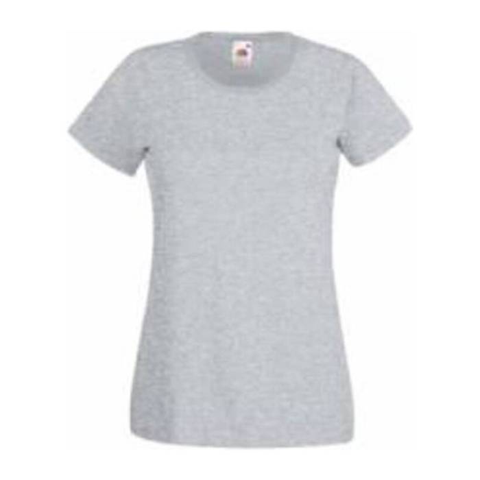 LADY-FIT VALUEWEIGHT T - Heather Grey<br><small>EA-FU781506</small>