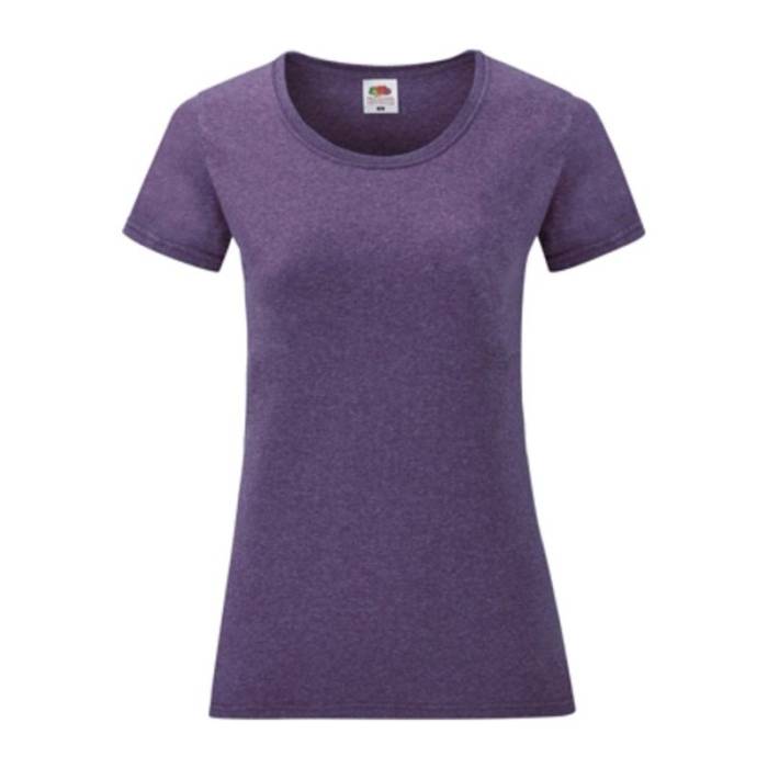 LADY-FIT VALUEWEIGHT T - Heather Purple<br><small>EA-FU783806</small>