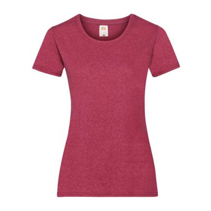 LADY-FIT VALUEWEIGHT T - Vintage Heather Red<br><small>EA-FU785506</small>