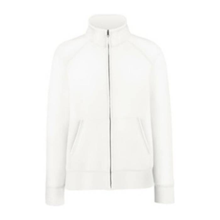Premium Lady Fit Sweat Jacket Premium - White<br><small>EA-FU800106</small>