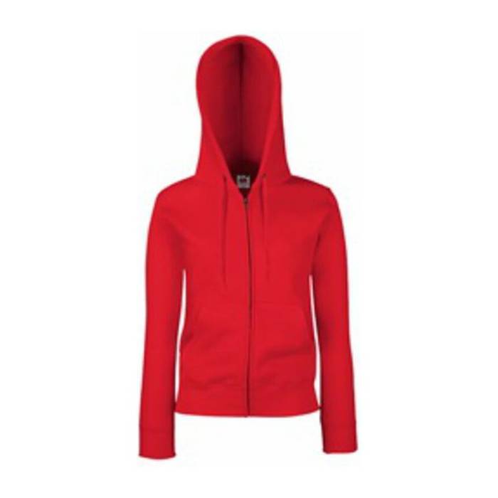 LADY FIT HOODED JACKET - Red<br><small>EA-FU840507</small>