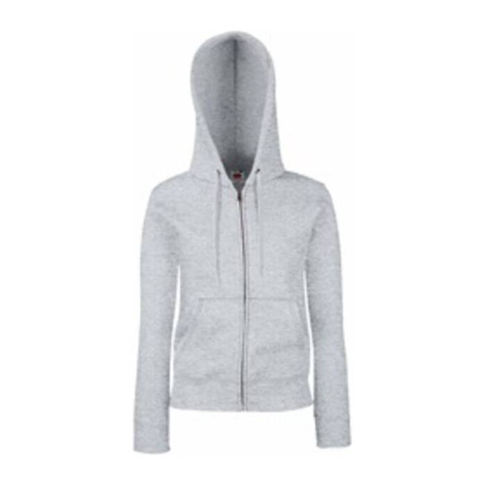LADY FIT HOODED JACKET - Heather Grey<br><small>EA-FU841506</small>