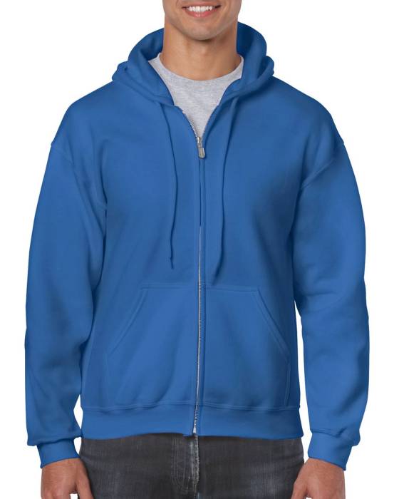 HEAVY BLEND™ ADULT FULL ZIP HOODED SWEATSHIRT - Royal<br><small>EA-GI18600RO-2XL</small>