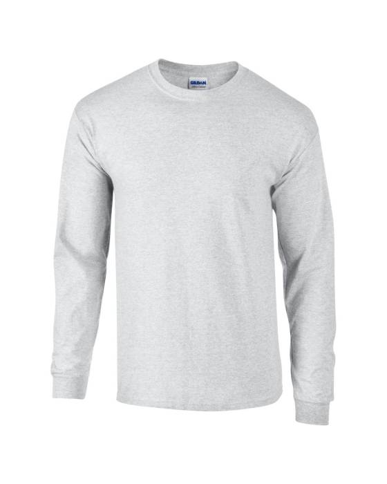 ULTRA COTTON™ FELNŐTT HOSSZÚ UJJÚ PÓLÓ - Ash Grey<br><small>EA-GI2400AS-2XL</small>