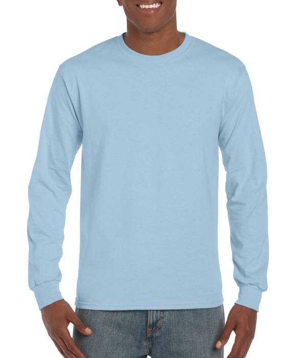 ULTRA COTTON™ FELNŐTT HOSSZÚ UJJÚ PÓLÓ - Light Blue<br><small>EA-GI2400LB-5XL</small>