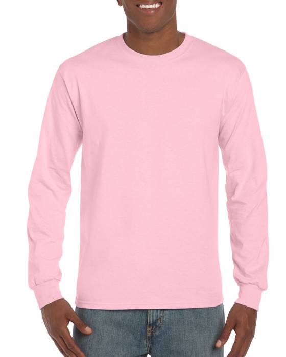 ULTRA COTTON™ FELNŐTT HOSSZÚ UJJÚ PÓLÓ - Light Pink<br><small>EA-GI2400LP-L</small>