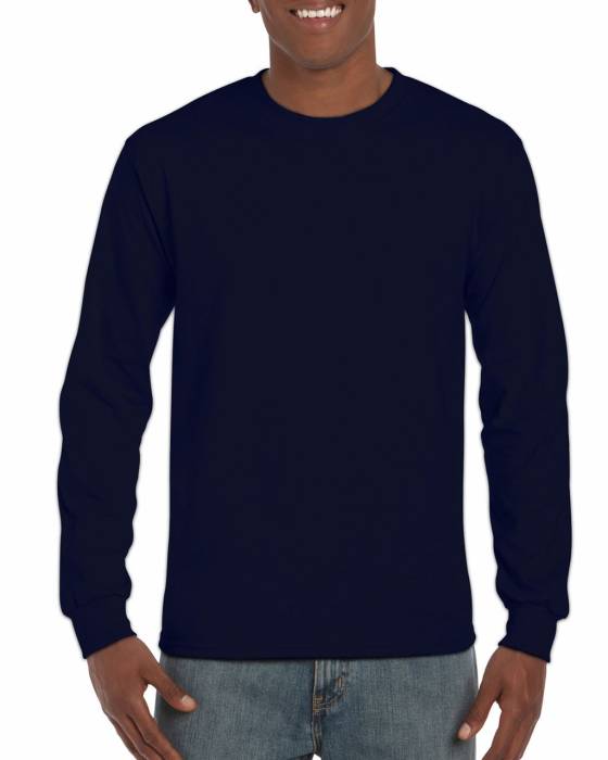 ULTRA COTTON™ FELNŐTT HOSSZÚ UJJÚ PÓLÓ - Navy<br><small>EA-GI2400NV-XL</small>