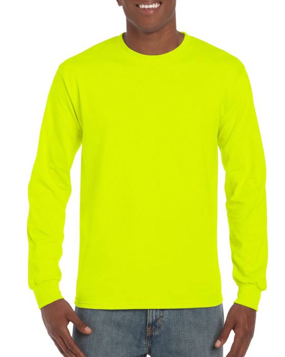 ULTRA COTTON™ FELNŐTT HOSSZÚ UJJÚ PÓLÓ - Safety Green<br><small>EA-GI2400SFG-M</small>