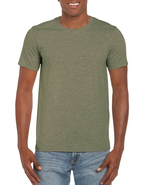 SOFTSTYLE® FELNŐTT PÓLÓ - Heather Military Green<br><small>EA-GI64000HMI-2XL</small>