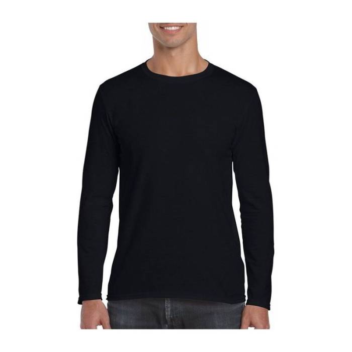 SOFTSTYLE® FELNŐTT HOSSZÚ UJJÚ PÓLÓ - Black<br><small>EA-GI64400BL-XL</small>