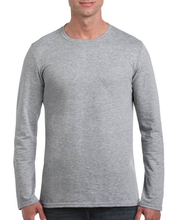 SOFTSTYLE® FELNŐTT HOSSZÚ UJJÚ PÓLÓ - Rs Sport Grey<br><small>EA-GI64400SP-2XL</small>