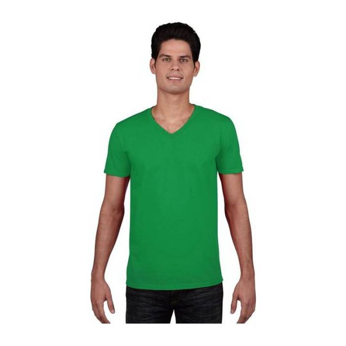 SOFTSTYLE® FELNŐTT V-NYAKÚ PÓLÓ - Irish Green<br><small>EA-GI64V00IG-2XL</small>