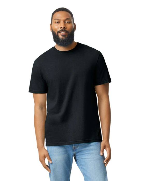 Softstyle® Cvc Adult T-Shirt - Pitch Black<br><small>EA-GI67000PBL-S</small>