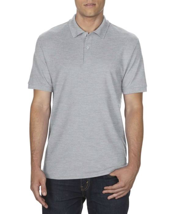 DRYBLEND® ADULT DOUBLE PIQUÉ POLO - Sport Grey<br><small>EA-GI75800SP-2XL</small>