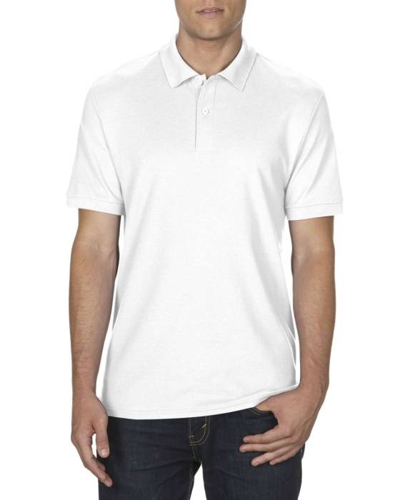 DRYBLEND® ADULT DOUBLE PIQUÉ POLO - White<br><small>EA-GI75800WH-2XL</small>