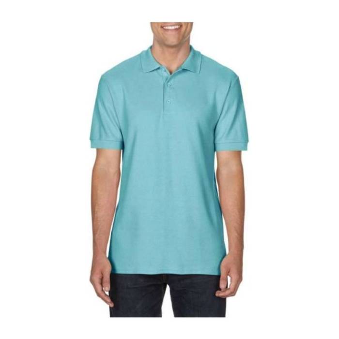 PREMIUM COTTON ADULT DOUBLE PIQUÉ POLO - Chalky Mint<br><small>EA-GI85800CHKM-S</small>