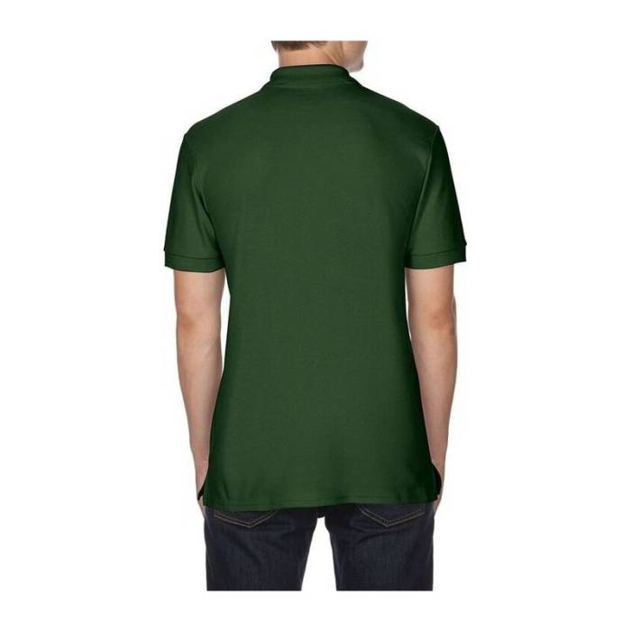 PREMIUM COTTON ADULT DOUBLE PIQUÉ POLO - Forest Green<br><small>EA-GI85800FO-3XL</small>