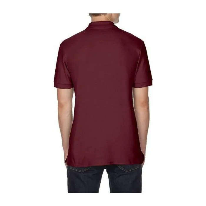 PREMIUM COTTON ADULT DOUBLE PIQUÉ POLO - Maroon<br><small>EA-GI85800MA-XL</small>