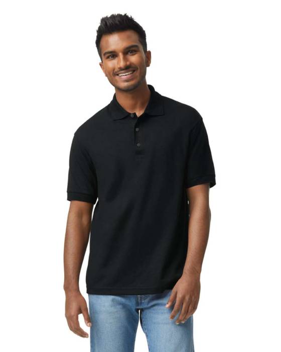 DRYBLEND® ADULT JERSEY POLO - NEW MODEL - Black<br><small>EA-GI8800BL-L</small>