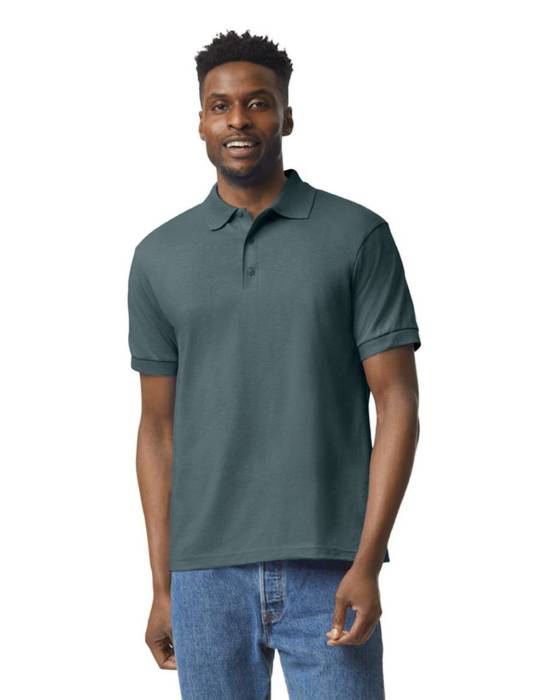 DRYBLEND® ADULT JERSEY POLO - NEW MODEL - Dark Heather<br><small>EA-GI8800DH-L</small>