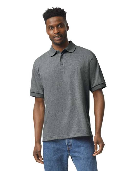 DRYBLEND® ADULT JERSEY POLO - NEW MODEL - Graphite Heather<br><small>EA-GI8800GPH-2XL</small>