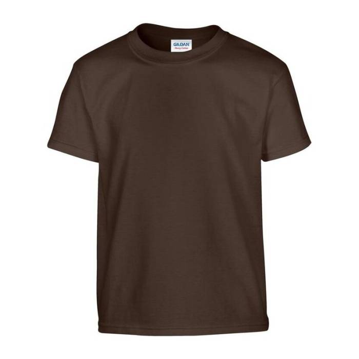 HEAVY COTTON YOUTH T-SHIRT - Dark Chocolate<br><small>EA-GIB5000DC-L</small>