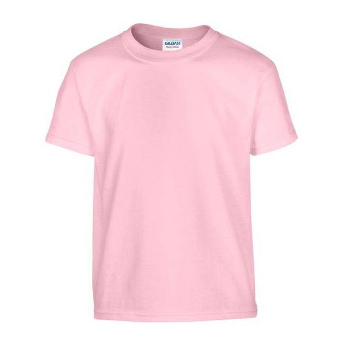 HEAVY COTTON YOUTH T-SHIRT - Light Pink<br><small>EA-GIB5000LP-L</small>