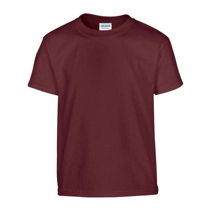 HEAVY COTTON YOUTH T-SHIRT - Maroon<br><small>EA-GIB5000MA-XL</small>