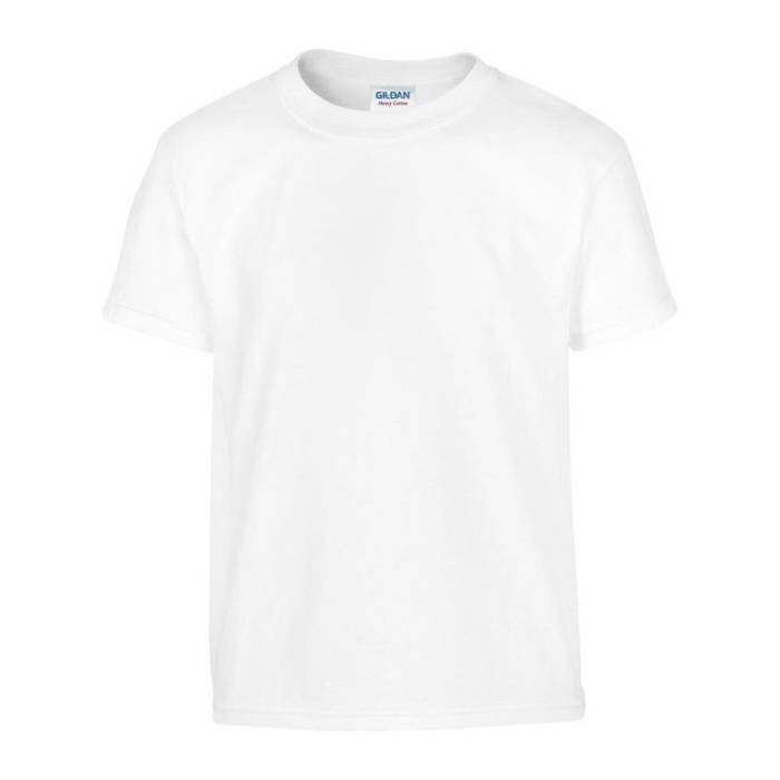 HEAVY COTTON YOUTH T-SHIRT - White<br><small>EA-GIB5000WH-L</small>