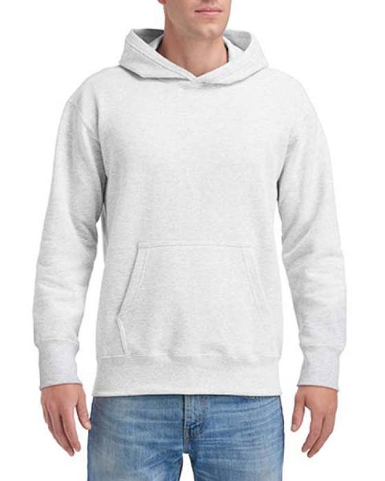 HAMMER ADULT HOODED SWEATSHIRT - Ash Grey<br><small>EA-GIHF500AS-L</small>