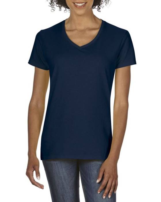 PREMIUM COTTON®NŐI V-NYAKÚ PÓLÓ - Navy<br><small>EA-GIL4100VNV-2XL</small>