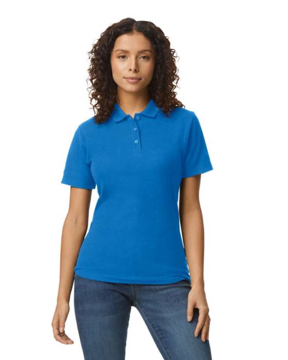 Softstyle® Ladies` Double Piqué Polo - Royal<br><small>EA-GIL64800-B3RO-L</small>