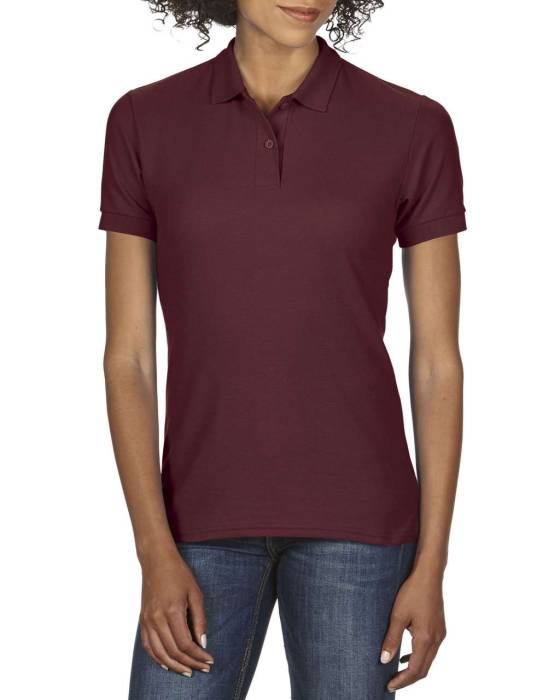 DRYBLEND® LADIES` DOUBLE PIQUÉ POLO - Maroon<br><small>EA-GIL75800MA-M</small>