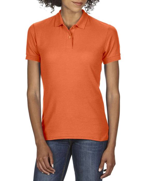 DRYBLEND® LADIES` DOUBLE PIQUÉ POLO - Orange<br><small>EA-GIL75800OR-M</small>