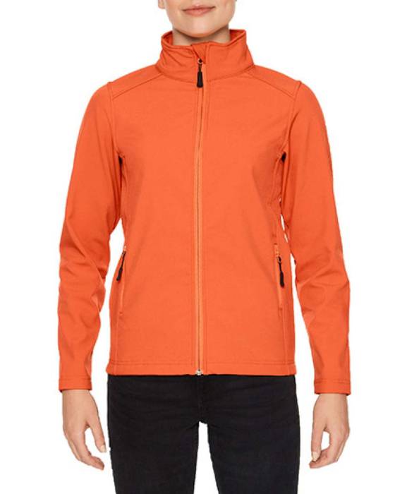 HAMMER LADIES SOFTSHELL JACKET - Orange<br><small>EA-GILSS800OR-S</small>