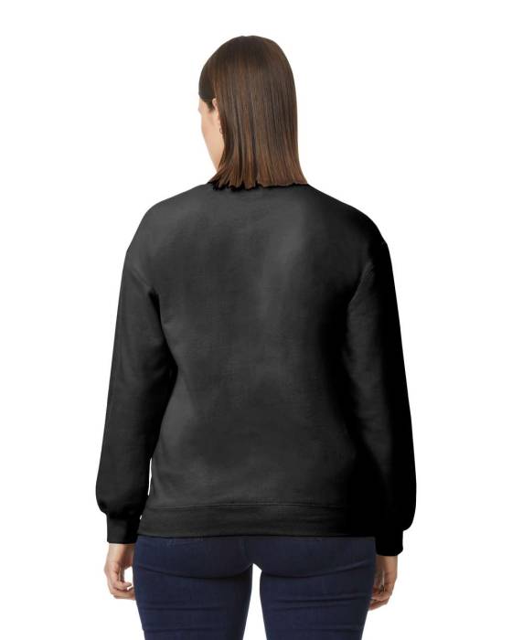 Softstyle® Midweight Fleece Adult Crewneck - Black<br><small>EA-GISF000BL-2XL</small>