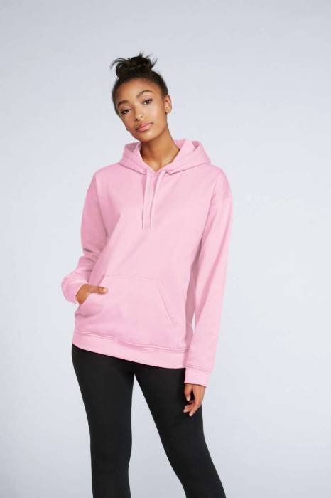 Softstyle® Midweight Fleece Adult Hoodie - Light Pink<br><small>EA-GISF500LP-3XL</small>