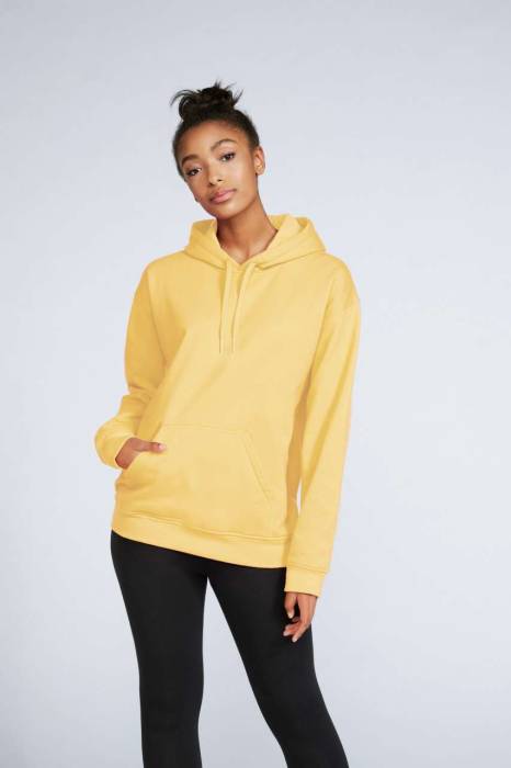 Softstyle® Midweight Fleece Adult Hoodie - Yellow Haze<br><small>EA-GISF500YH-2XL</small>