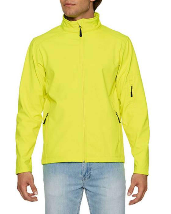 HAMMER UNISEX SOFTSHELL JACKET - Safety Green<br><small>EA-GISS800SFG-L</small>