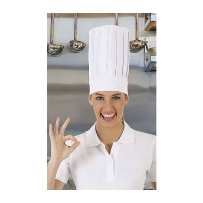 Chef Hat Cordon - White<br><small>EA-GRVACORBL01</small>