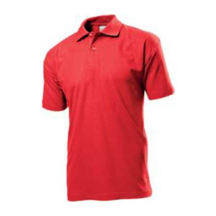 POLO BASIC, MEN - Scarlet Red<br><small>EA-H380506</small>