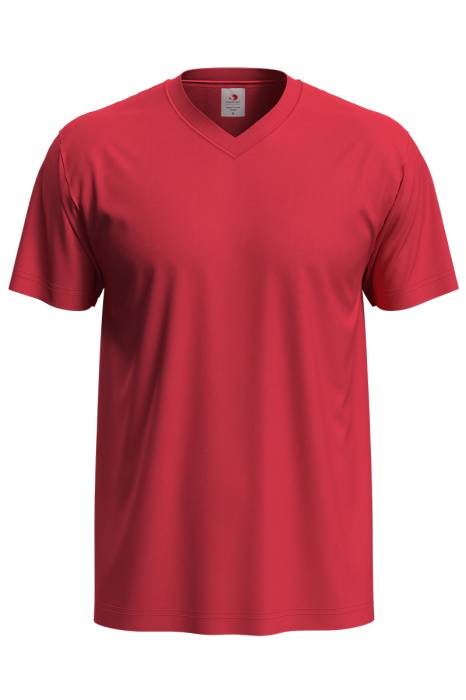 CLASSIC V-NECK - Scarlet Red<br><small>EA-H850511</small>