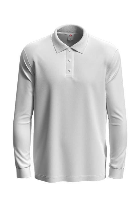 POLO LONG SLEEVE - White<br><small>EA-HS060109</small>