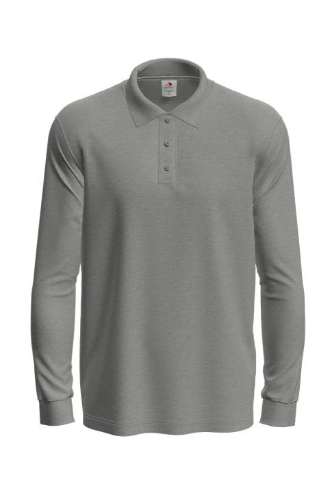 POLO LONG SLEEVE - Grey Heather<br><small>EA-HS061506</small>