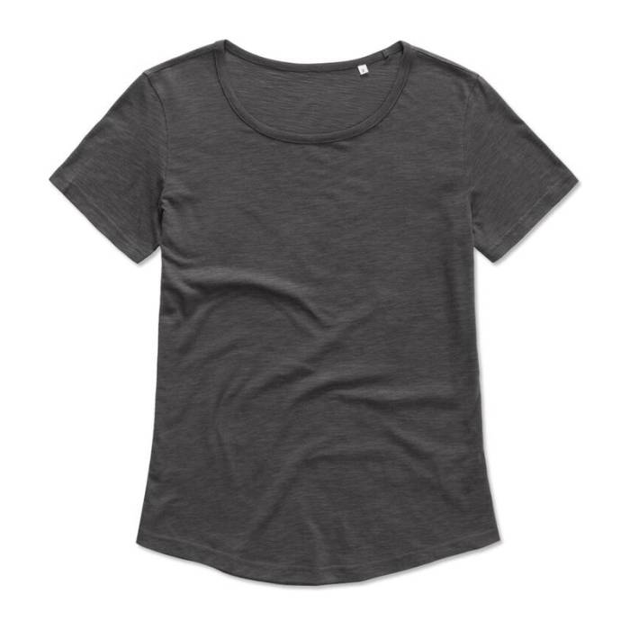 Crew neck T-shirt for women - Slate Grey<br><small>EA-HS1361606</small>