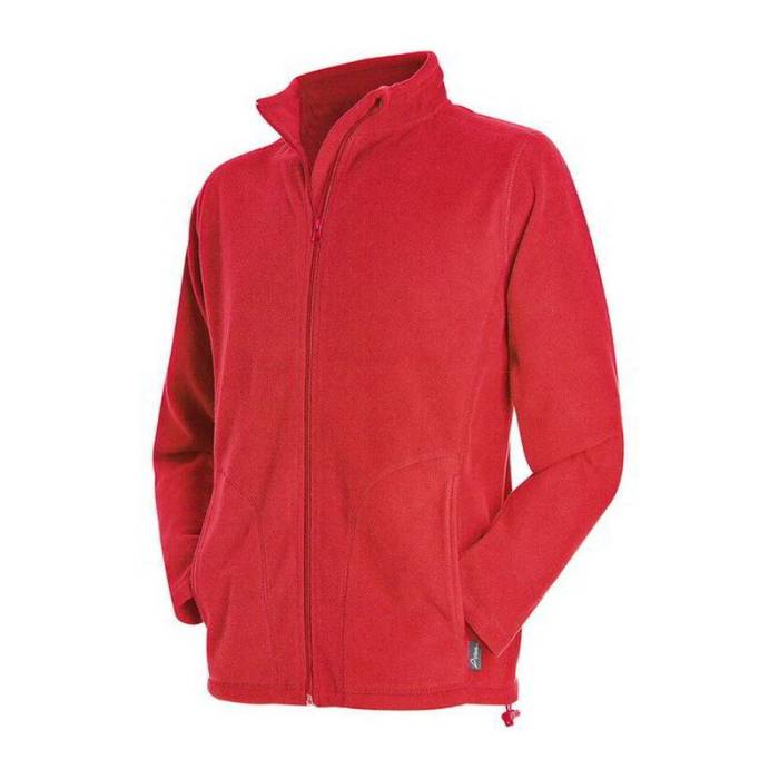 FLEECE JACKET - Scarlet Red<br><small>EA-HS220506</small>