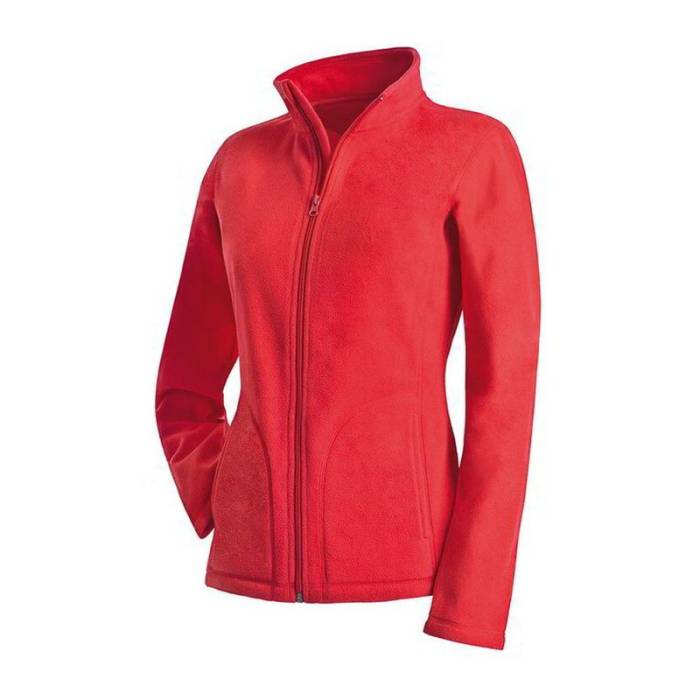 FLEECE JACKET - Scarlet Red<br><small>EA-HS230506</small>